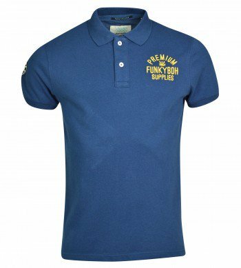 Ανδρικό polo Funky Buddha FBM10-11117